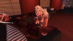 Sex Mixshow - 02 Features Black Hentai Blonde With Big Cock Anal Assfucking