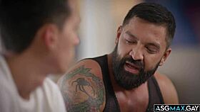 stepdad dominic pacifico intensely fucks stepson nicholas adams