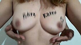 Come on, touch my tits right now!