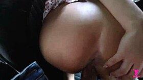 Oh wow, I met this latina babe in the parking lot and fucked her in my Mustang 67!