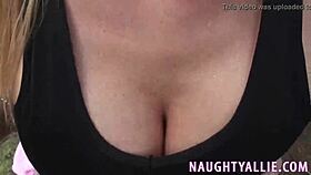 Masturbating on mountain trail