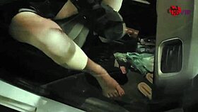 Old Slut Wife Cristina Flashes Upskirt!