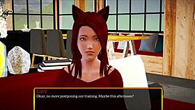 Redhead teen with small tits gets hardcore in erotic cartoon family