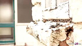 I seduced the redhead cougar next door for a double vagina threesome with her big cock.