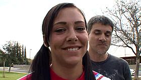 ivy winters, the teen cheerleader, says 'i'm swallowing this huge load of sperm from michael stefano'