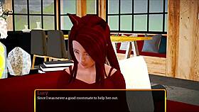 Redhead teen with small tits gets hardcore in erotic cartoon family