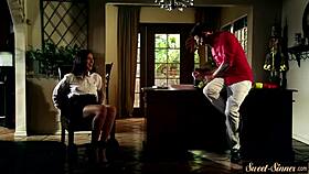 Stunning Babe Fucked And Creamed By Stepbro