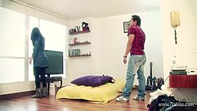 Latina and Colombian friends share adventures in the bachelor's apartment