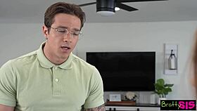 Redhead Bratty Step-Sis Myra Discovers Stepbro's Huge Cock