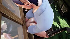 elf thief gets stuck on a window in whorecraft toa