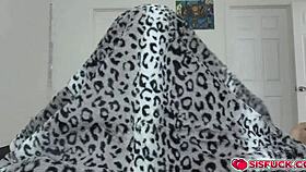 Katie Rides Stepbro's Cock, Bounces Hard Until He Cums