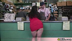 Busty Housewife Craves Fucking, Blows Hubby's Shop Guy