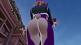 Dj bop在Fortnite模组秀中用大屁股兽人自慰震撼全场