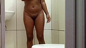 Stepfather Watches Stepmother Take Shower Eli Was Spying Her Masturbate And Ended Up Fucking Her Ass