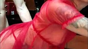 Incredible Squirt Provoked To My Wife In The Kitchen With Big Cock