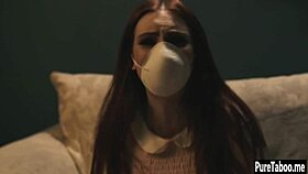 Afraid Teen Overwhelmed By Milf's Intense Fucking