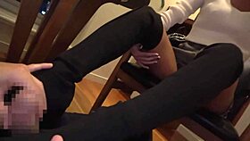 Intense Asian amateurs deliver blowjob, squirt, and facial