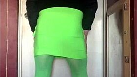 Hey, check out this shy bisexual guy in homemade crossdressing solo fun