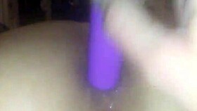 Wife's Asshole Fucked With Vibrator
