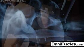 Hot gothic vampire dani masturbates