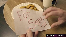 santa's horny helpers feel so excited in christmas threesome.