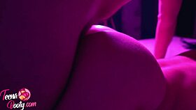 Bubble Booty Girl Bends Over For Sensual Doggy Spanking