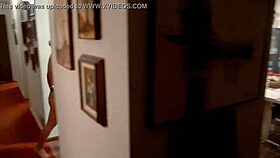 Majorette strips bikini by the pool!