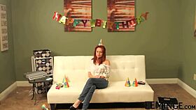 Feminge 4K - Stunning Lesbian GETS HER PUSSY LICKED!