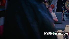 Intense Halloween family fuck ritual