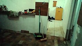 Blonde Milf Stella Shows Big Tits in Kitchen Seductively