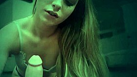 this sucking teen 18+ eagerly takes a big cock pov for a messy cumshot finish