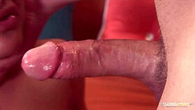 Can you believe he must obey this raunchy big-tits blonde for treatment?!