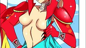 Mipha From The Legend Of Zelda In A Compilation Video.