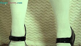 Cherry English diaper butt plug fun