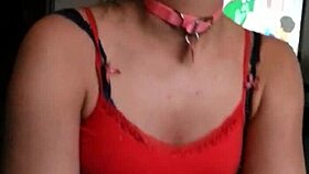 amateur slut just keeps chatting while giving blowjob