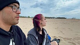 I gave her a creampie after a date to the beach