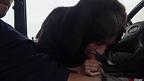 Hey, a stranger just jerked me off through the car window in public parking!