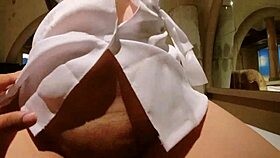 this asian milf wife with big tits rides cowgirl like a pro in thai style.