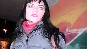 Public agent offers cash for street blowjob and sex.