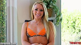 AJ Applegate performs a deepthroat scene