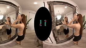 Vanna Bardot's Petite Brunette Pussy Fucked in Missionary POV with Heels