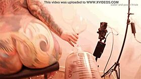 wine up that bubble butt for enema