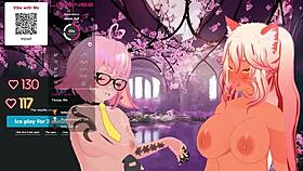 me and mizzpeachy make each other cum on stream, lickin pussy and all