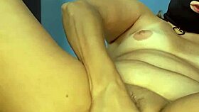 latina milf slut spreads pussy with toys 😈