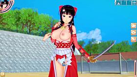 【エロゲーコイカツ！】Exploding Tits Witch Warrior Massage