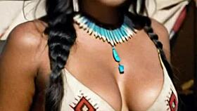 Naked Indian Woman With Natural Tits Has Sensual Outdoor Sex