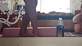 Kazakh couple creates home video