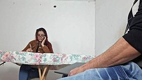 Masturbacao arriscada para professora seria