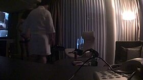 Old man spies on petite 18+ in intriguing encounter