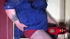 Shy Crossdresser Boldly Masturbated By Intense Machine